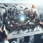 Exclusive and verified leads being the focus, strategic marketing techniques targeted in storm-ravaged areas, demonstrating higher engagement with specific leads. The image must be natural, realistic, in 2018, style raw, 8K, taken on iPhone, --ar 16:9